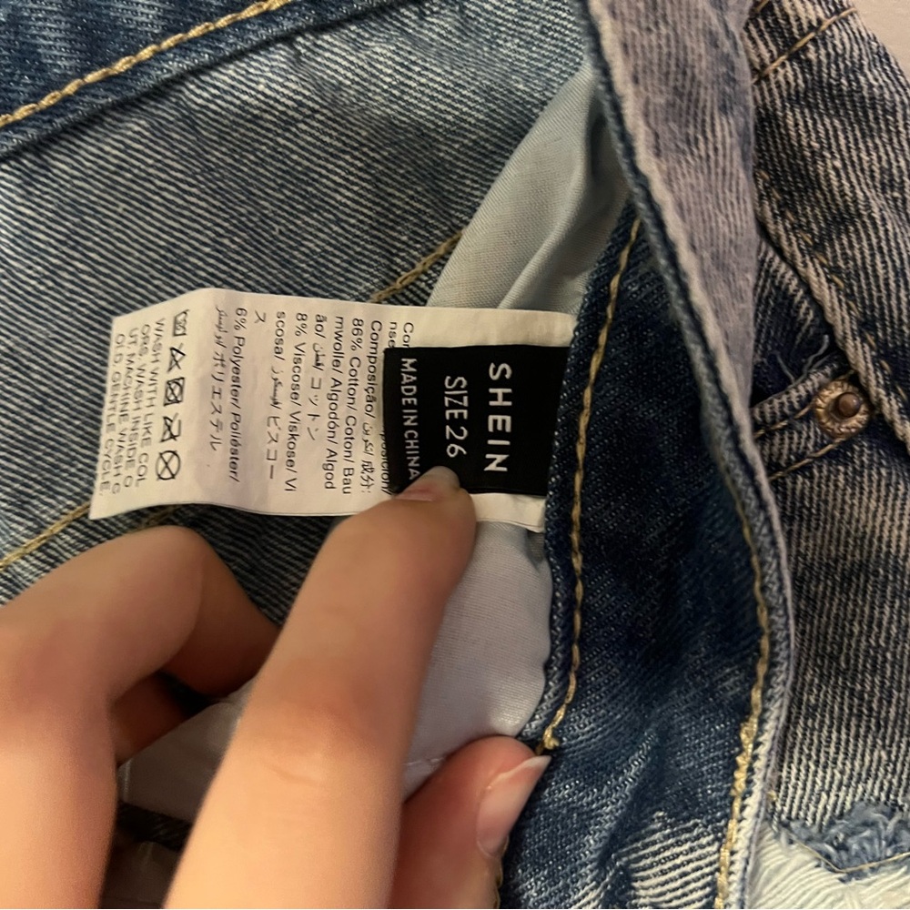 SHEIN Classic Blue Denim Jeans